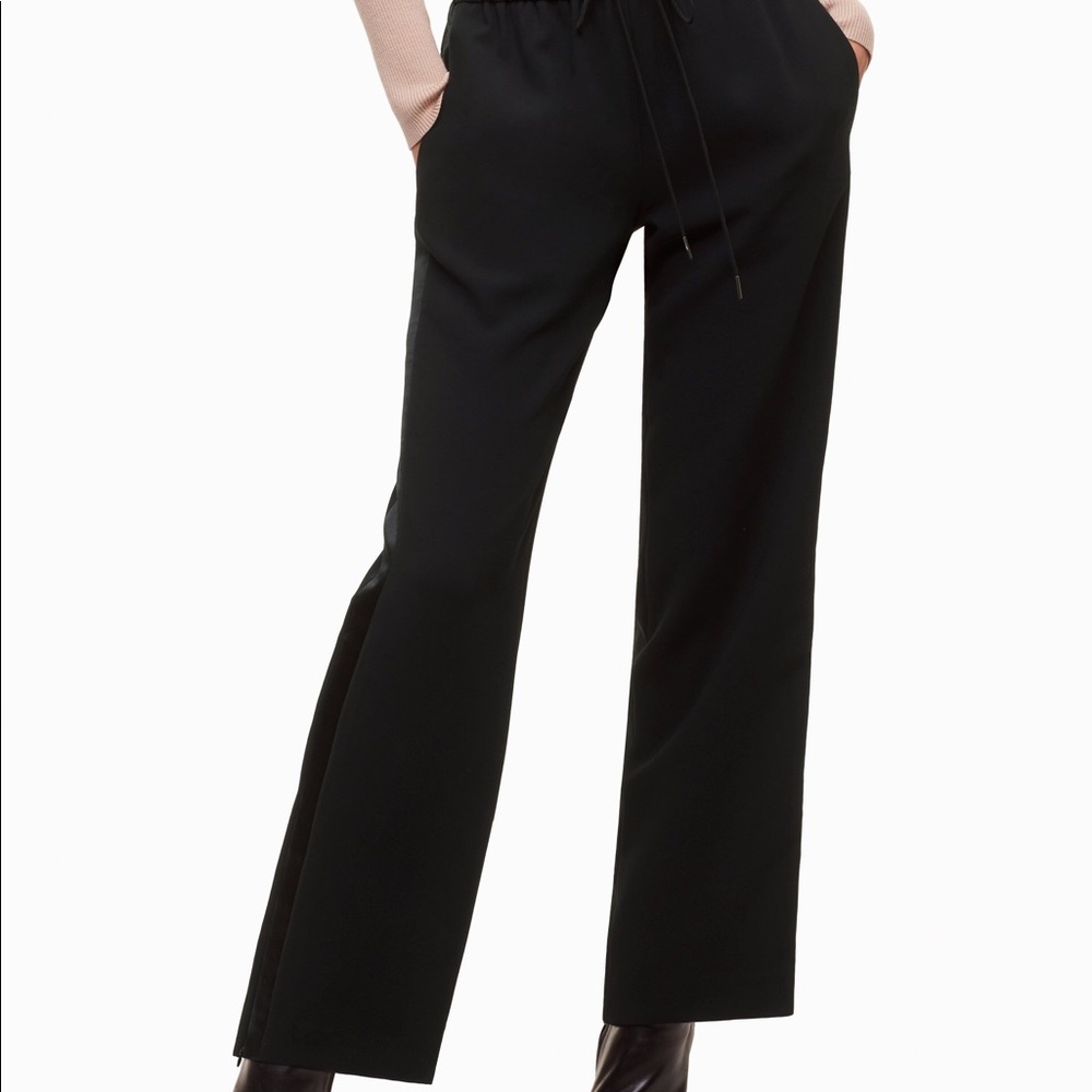 Wilfred tuxedo stripe pants